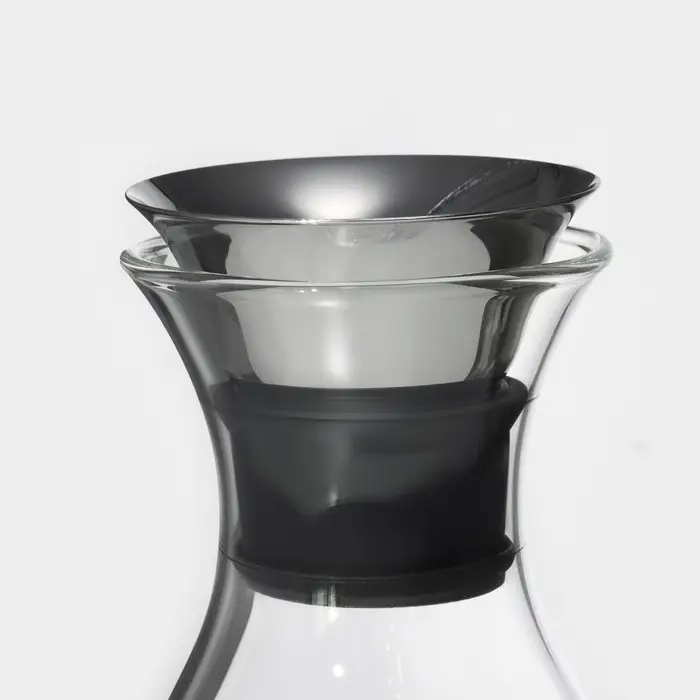 Графин &laquo;Тео&raquo;, 1 л, с крышкой-клапаном, стекло, прозрачный