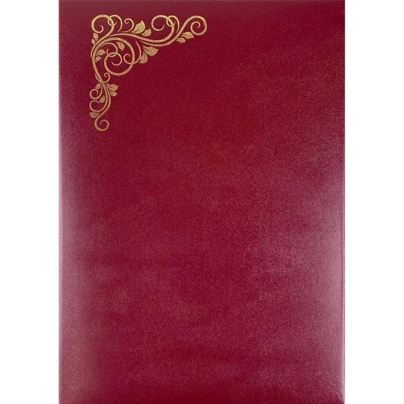 Папка адресная б/в бордо 15А001 Виньетка/10/ 15А001_б