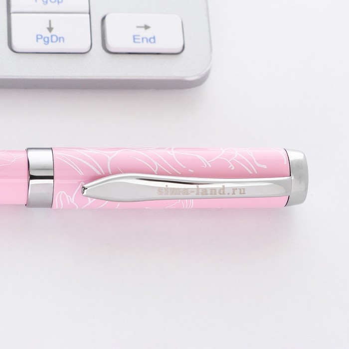 Ручка шариковая, синяя паста, 1.0 мм, на открытке металл, 1 мм «С 8 марта» Ручка шариковая, синяя паста, 1.0 мм, на открытке металл, 1 мм «С 8 марта»