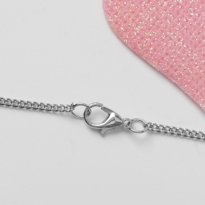 Кулон детский «Выбражулька» котёнок, цвет белый в серебре Кулон детский «Выбражулька» котёнок, цвет белый в серебре