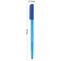 Ручка шариковая Schneider Tops 505 F, узел 0.8 мм, синие чернила, корпус голубой