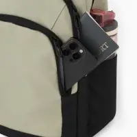 Рюкзак, 27*14*38,5 см, 2 отд 3н/карм, Комби, Водонепрон. дно, зеленый/черн