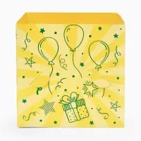 Бум-коробка подарочная с бабочками &laquo;Тебе подарочек&raquo;, 12&times;12&times;12 см