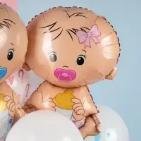 Воздушный шар фольгированный 26" &laquo;Малыш&raquo;, девочка