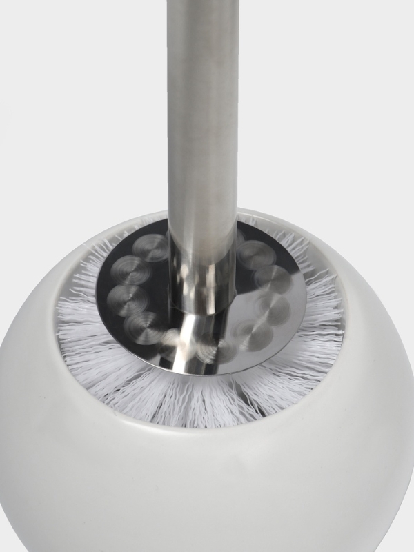 Ёршик для унитаза Доляна Wave, белый Ёршик для унитаза Доляна Wave, белый