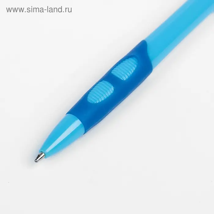Ручка шариковая, 0.5 мм, стержень синий, с резиновым держателем, корпус МИКС Ручка шариковая, 0.5 мм, стержень синий, с резиновым держателем, корпус МИКС