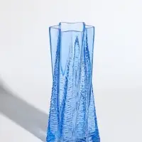 Ваза для цветов &laquo;Флоранс&raquo;, 25&times;11&times;9 см, стекло, голубая