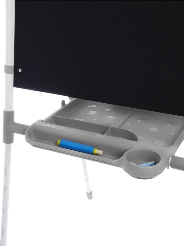 Доска знаний-мольберт 2 двусторонний ДЗМ2/СР серый