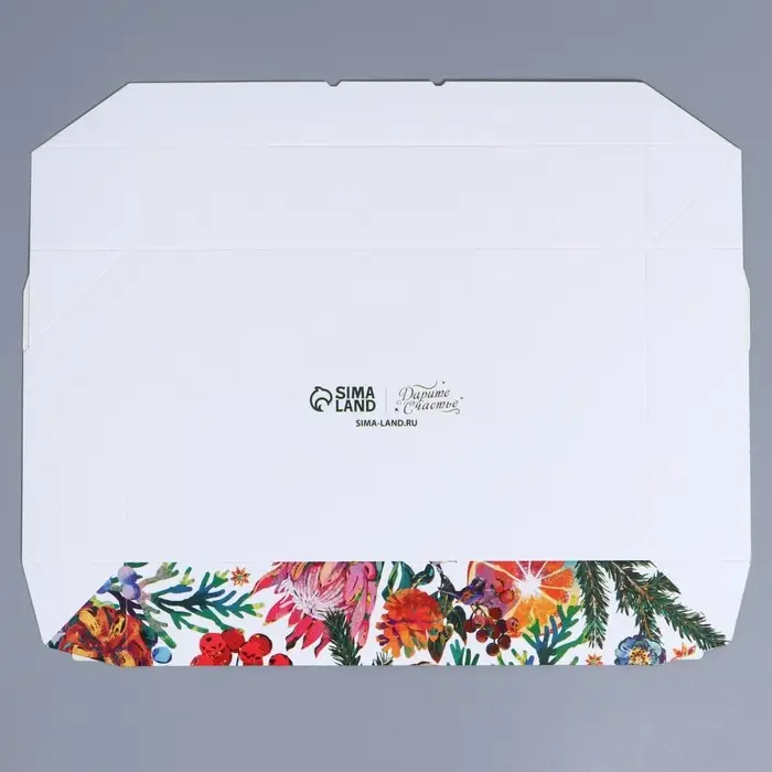 Коробка складная «Новогодняя ботаника», 20 х 12 х 4 см