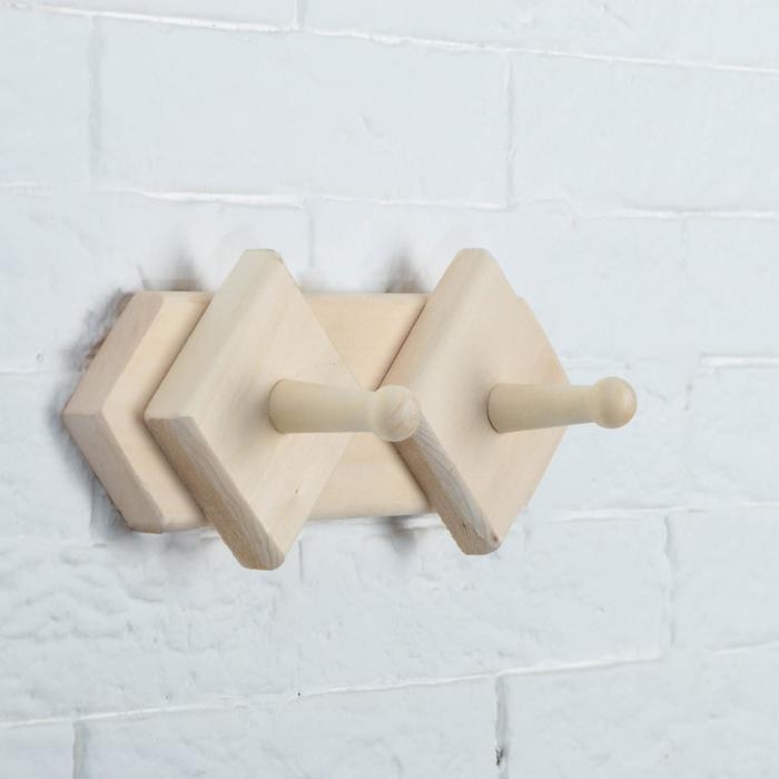 Вешалка 2 крючка, липа Вешалка 2 крючка, липа "Добропаровъ"