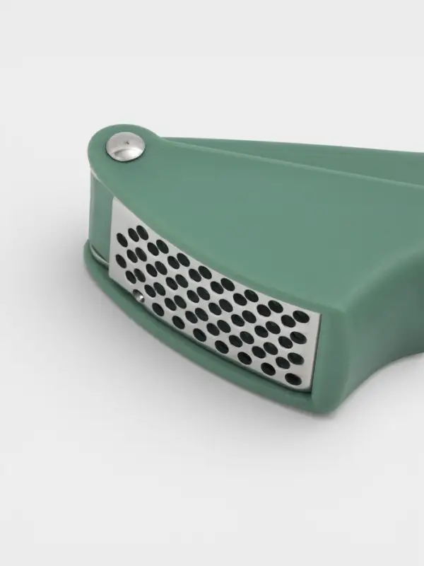 Пресс для чеснока Доляна &laquo;Уточка&raquo;, 16 см, зелёный