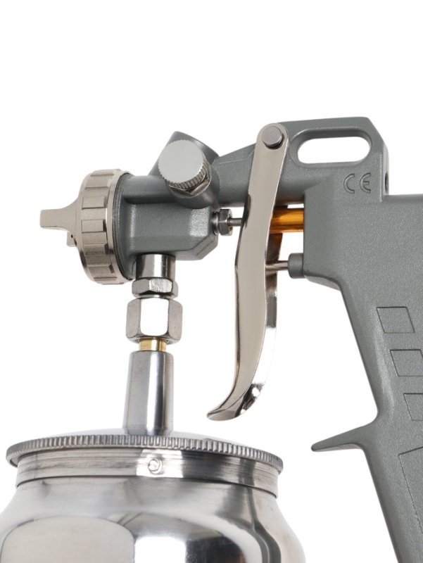 Краскораспылитель пневматический ТУНДРА, до 4 бар, сопло 1.5 мм, нижний бачок 1 л Краскораспылитель пневматический ТУНДРА, до 4 бар, сопло 1.5 мм, нижний бачок 1 л