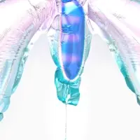 Воздушные шары фольгированные, &laquo;Разноцветные бабочки&raquo;, набор  3 шт