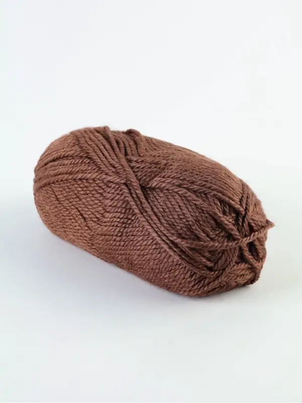 Пряжа &laquo;Бюджетная Макси&raquo; 40% шерсть, акрил 60%. 140 м/150 г (233 кофе)