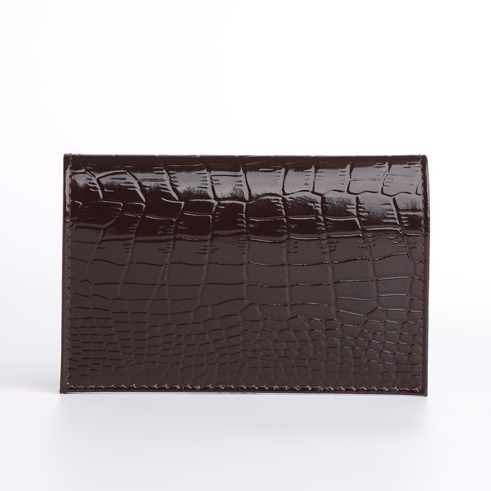 Обложка для паспорта, цвет тёмно-коричневый Обложка для паспорта, цвет тёмно-коричневый