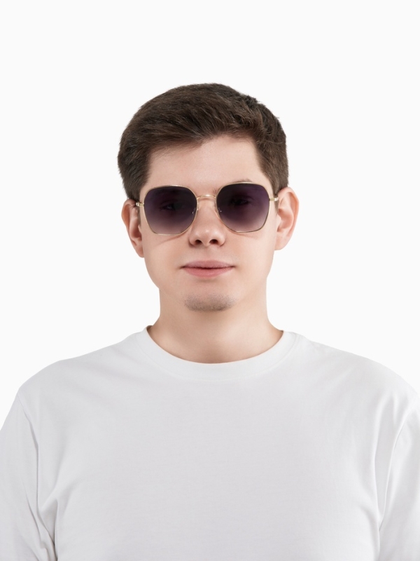 Очки солнцезащитные uv 400, дужка 13.1 см, ширина 12.4 см, линза 5.1×5.3 см Очки солнцезащитные uv 400, дужка 13.1 см, ширина 12.4 см, линза 5.1×5.3 см