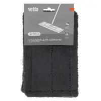 Сменная насадка для швабры тм VETTA, микрофибра, внешний р-р 43х13см/внутренний р-р 40х10см