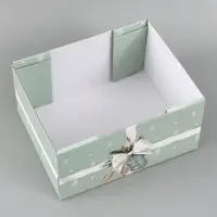Коробка подарочная, складная 31.2&times;25.6&times;16.1 см &laquo;Новогодняя классика&raquo;