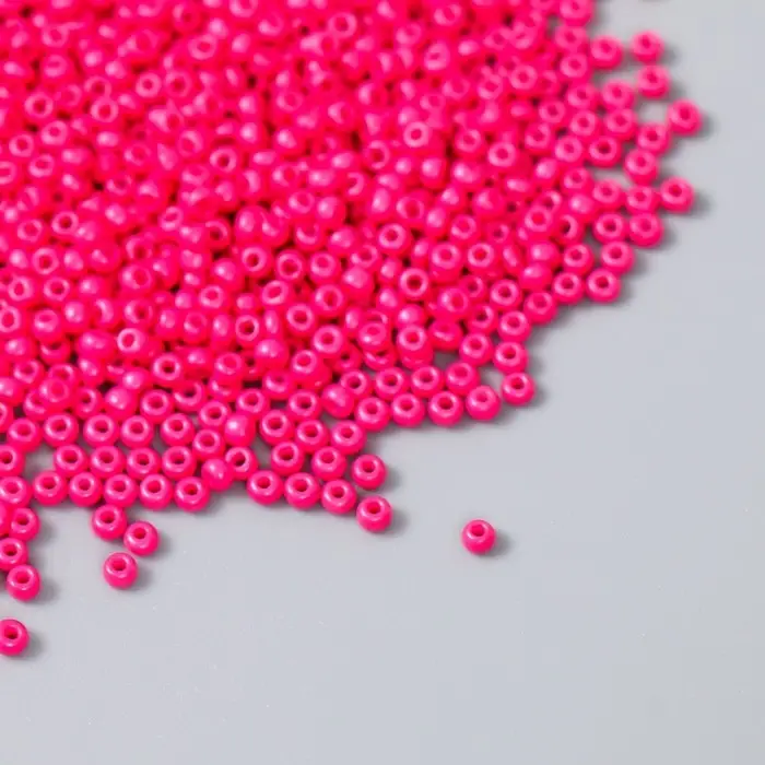 Бисер стекло 12/0  Бисер стекло 12/0 "Кукольный розовый" 15 гр