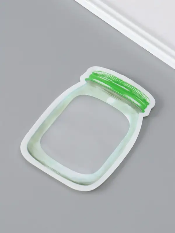 Пакет для хранения Пакет для хранения "Стеклянная баночка. Бант и снежинки", застёжка zip-lock 10,5х16+5 см