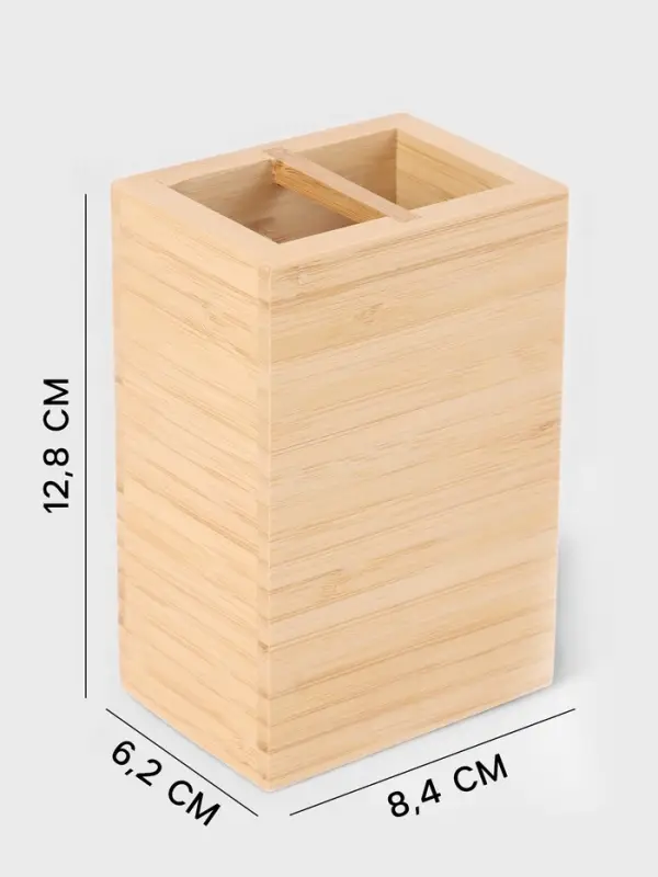 Набор аксессуаров для ванной SAVANNA BAMBOO, дозатор, стакан, мыльница
