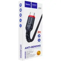 Кабель USB на Type-C 2M 3A X59 HOCO черный