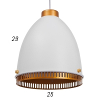 Светильник BayerLux 1658/1WT E27 40Вт белый 26х26х30-130 см