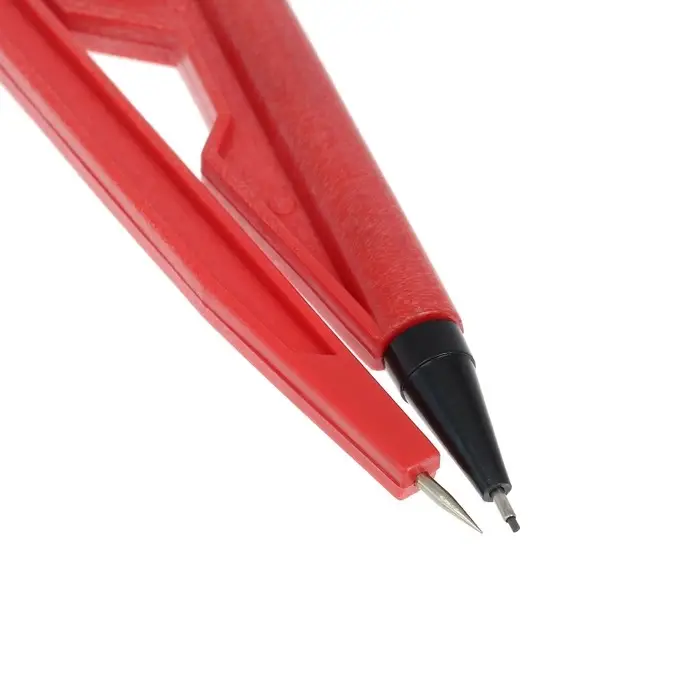 Циркуль пластиковый 120 мм с механическим карандашом, в ПВХ, с грифелями, МИКС Циркуль пластиковый 120 мм с механическим карандашом, в ПВХ, с грифелями, МИКС