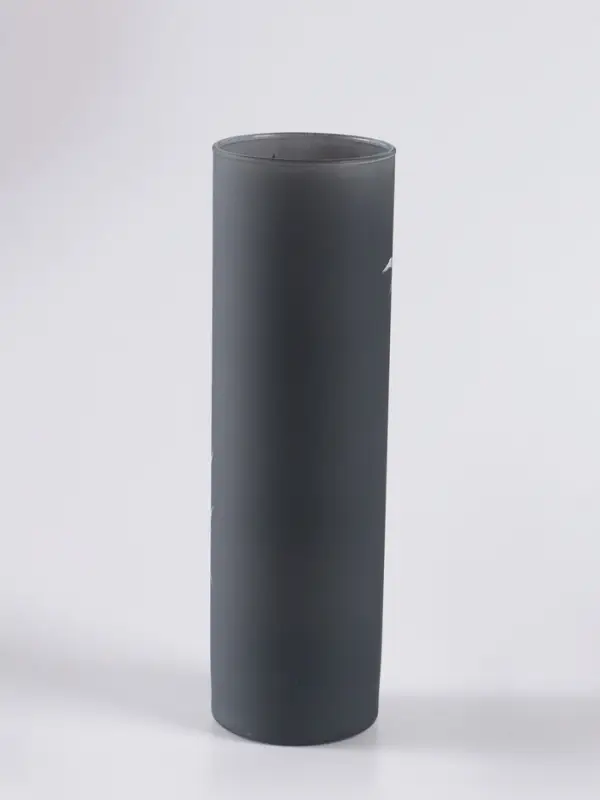 Ваза &laquo;Лоренс&raquo;, h=26 см, стекло, серо-чёрная