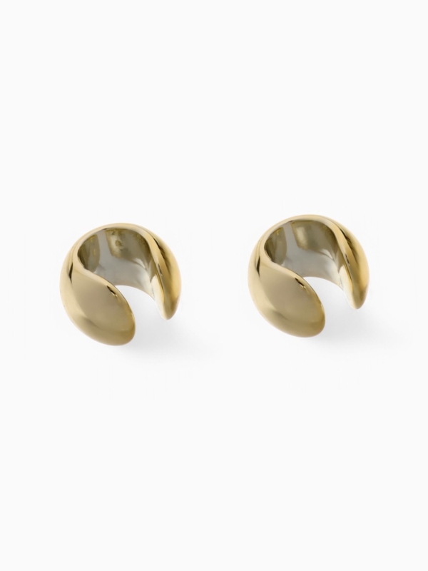 Серьги «Каффы» набор 2 шт, объёмные, цвет золото