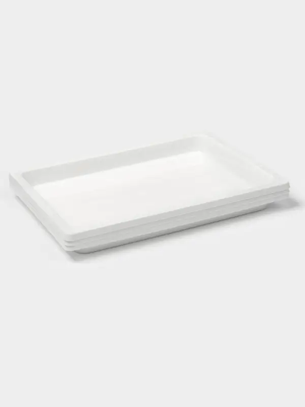 Подносы для заморозки пельменей Альтернатива, пластик, 35.5&times;25&times;3 см, набор 3 шт., МИКС