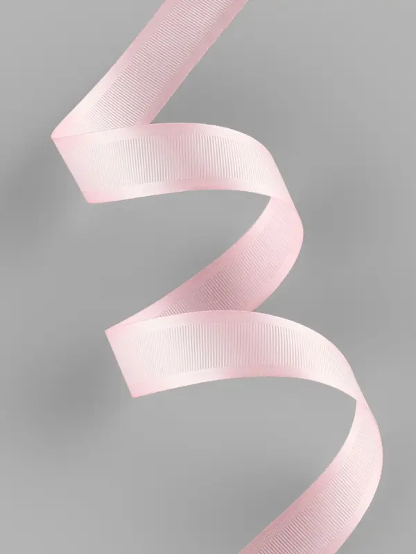 Лента декоративная, репсовая/атласная, 25 мм, 9.1 &plusmn;0.5 м, розовая №04