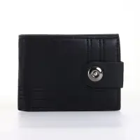 Портмоне мужское на магните, чёрное