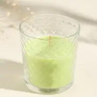 Ароматическая свеча в стакане &laquo;Лайм и мята&raquo;, 8&times;8.5 см, 30 ч