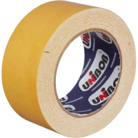 Клейкая лента двухсторонняя 50ммх25м Unibob (ткань)