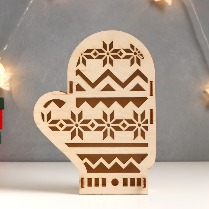 Шкатулка  Шкатулка "Варежка" 21х16х5 см