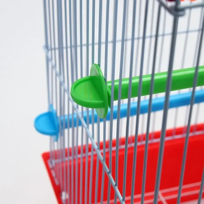 Клетка для птиц укомплектованная Bd-1/2q, 30 х 23 х 39 см, красная Клетка для птиц укомплектованная Bd-1/2q, 30 х 23 х 39 см, красная