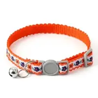 Набор ошейников для кошек &laquo;По-полюшку&raquo;, 30&times;1 см, розовый, зелёный