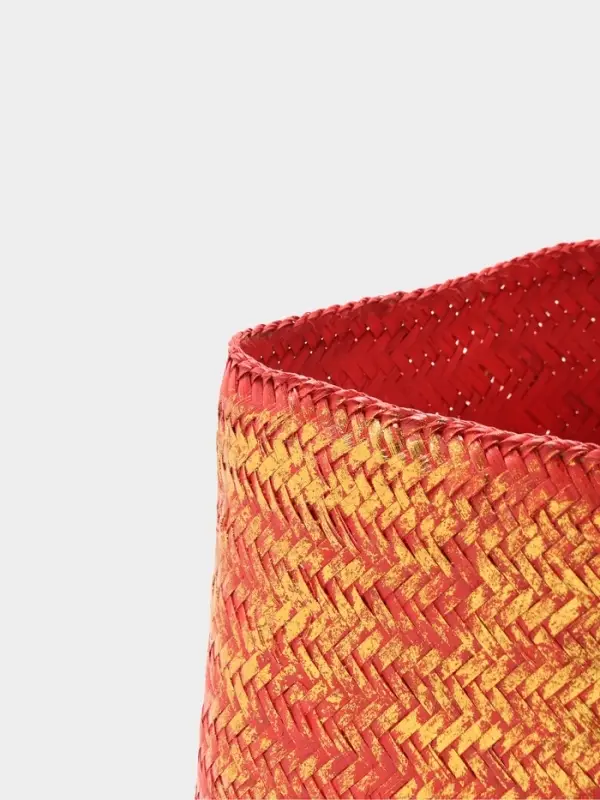 Корзинка плетёная &laquo;Голден&raquo;, 25&times;25&times;30 см, розовая