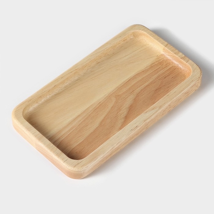 Менажница Magistro Tropical, 18×10×1,8 см, каучуковое дерево Менажница Magistro Tropical, 18×10×1,8 см, каучуковое дерево