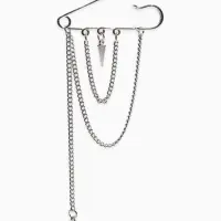 Булавка &laquo;Шипы&raquo;, 6 см, цвет серебро