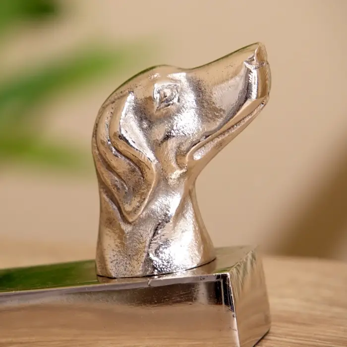 Стоппер дверной &laquo;Собака&raquo;, 15&times;3.5&times;8 см, алюминий