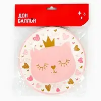 Тарелки (7''/18 см) Котенок Принцесса, 6 шт.