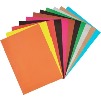 Бумага цветная 10л.10цв.А4 мелован(золото+сереб) Отличник