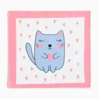 Платки носовые детские &laquo;Крошка Я. Зверята&raquo;, 21&times;21 см, набор 12 шт., хлопок 100%, МИКС