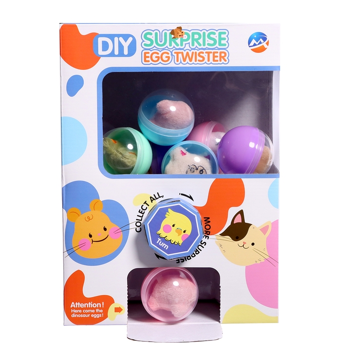 Детский игровой автомат «Мега-сюрприз» с игрушками, в наборе 8 шаров-сюрпризов Детский игровой автомат «Мега-сюрприз» с игрушками, в наборе 8 шаров-сюрпризов