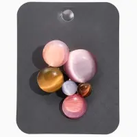 Брошь "Пузырьки", цветная в золоте