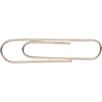 Скрепки Deli никелированные, 33 мм, негофрированные,100 шт/уп