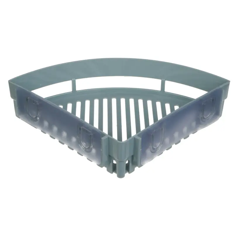 VETTA Classic Полка настенная угловая (большая), пластик, 35x25x7 см, оливковый