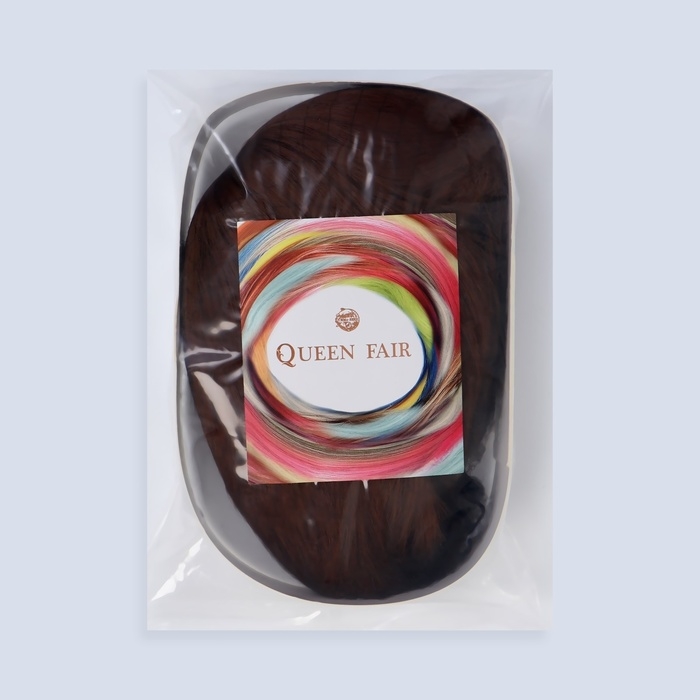 Парик искусственный, с чёлкой, каре, имитация кожи, 16 см, 160 гр, цвет рыжий Парик искусственный, с чёлкой, каре, имитация кожи, 16 см, 160 гр, цвет рыжий